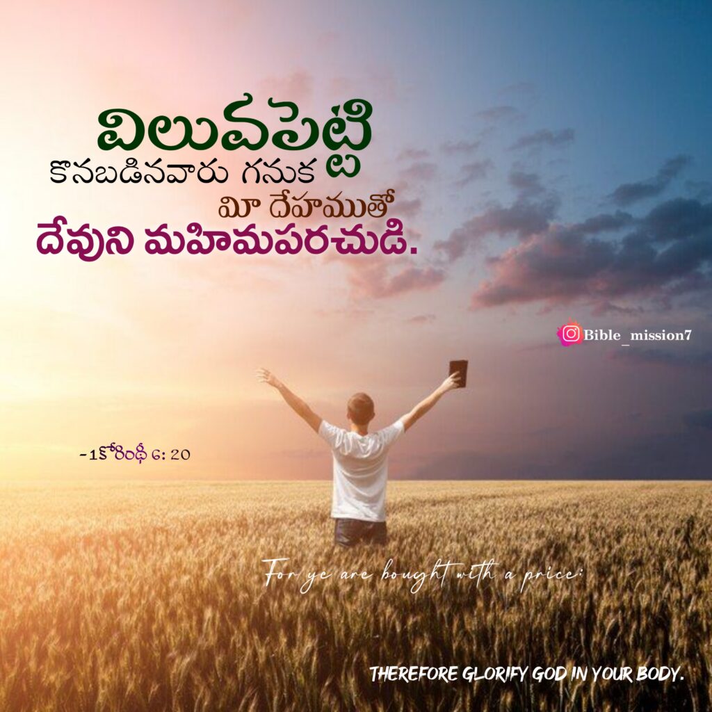 1 Korinthian కొరింథీ 6:20